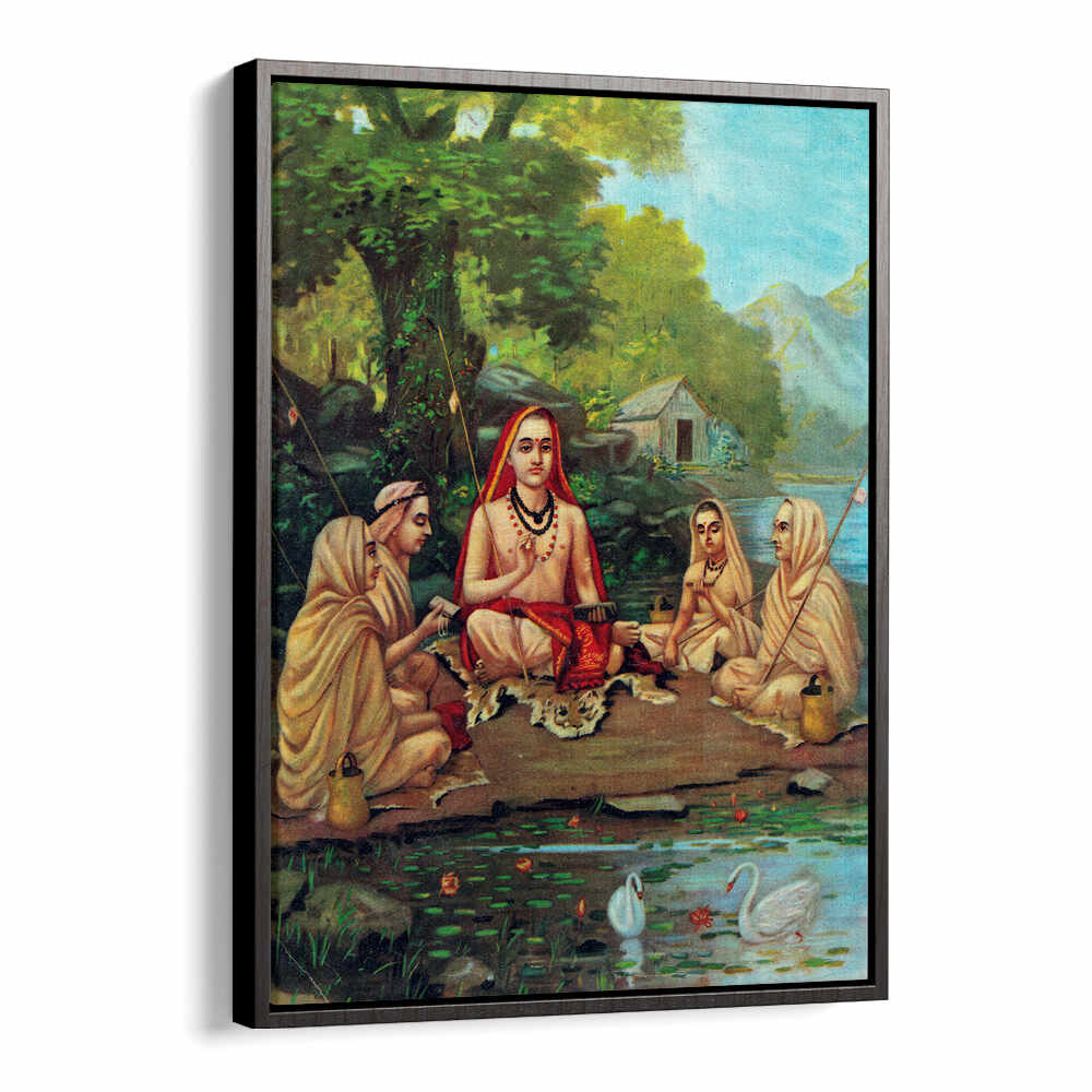 SANKARACHARYA , INDIAN ART PAINTINGS