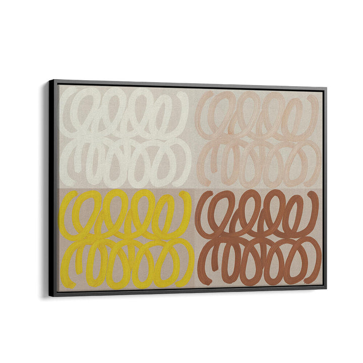 QUADRANTS OF LOOPS , ABSTRACT PAINTINGS