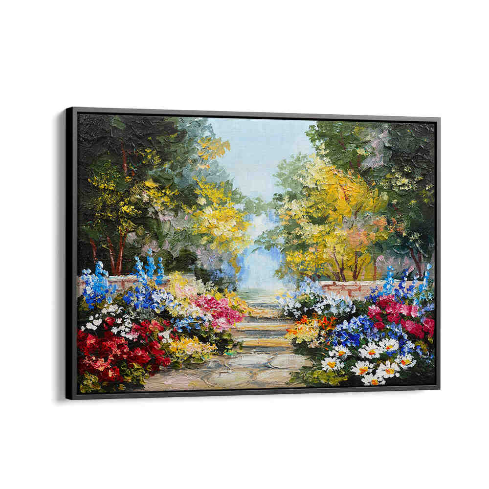 FLORA-INSPIRED GARDEN , VINTAGE EUROPEAN PAINTINGS