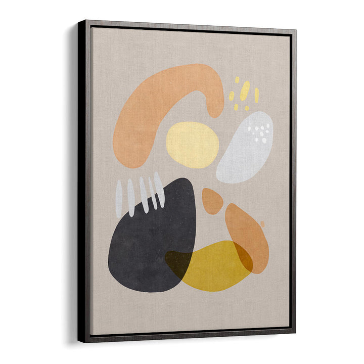 ORGANIC BOLD SHAPES BROWN ORANGE , ORGANIC FORMS