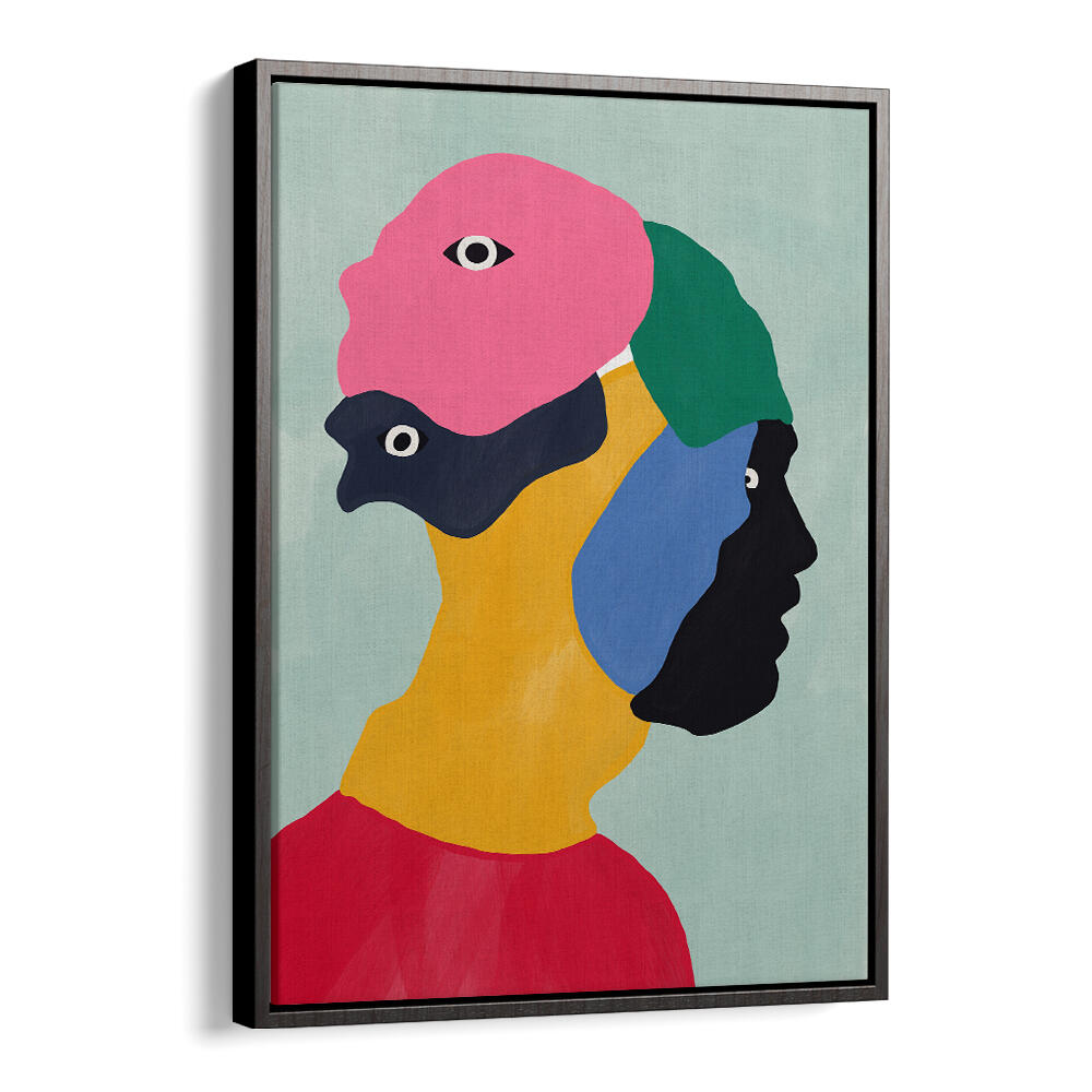 HIDING BEHIND MASKS , PORTRAITS & FIGURATIVE ILLUSTRATIONS