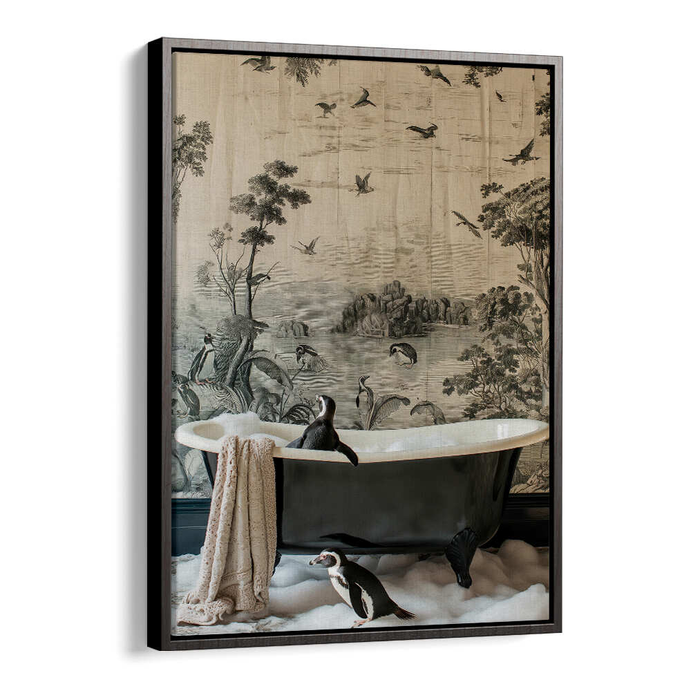 PENGUINS’ DREAMY BATH TIME