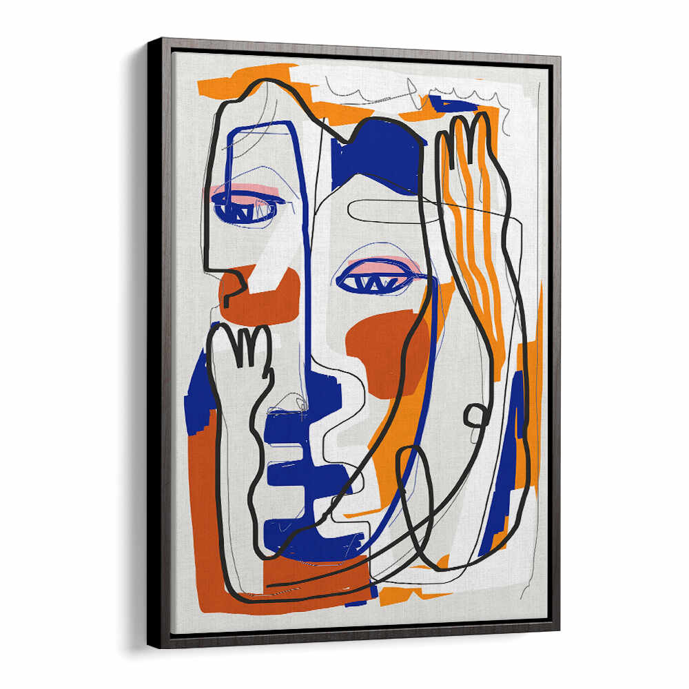 ABSTRACT LINE ART ROMANCE , POP ART PAINTINGS