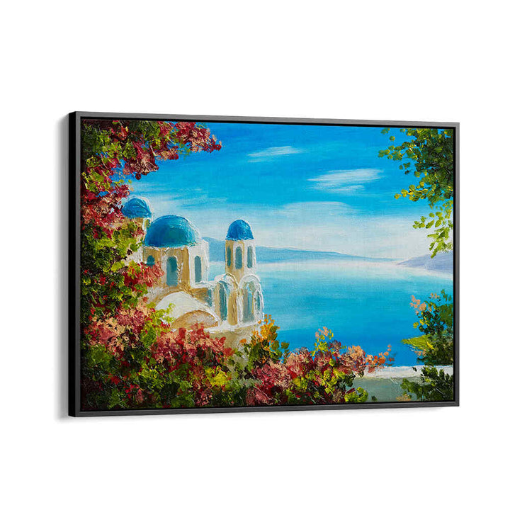 BLUE AND WHITE SANTORINI PALETTE III , VINTAGE EUROPEAN PAINTINGS