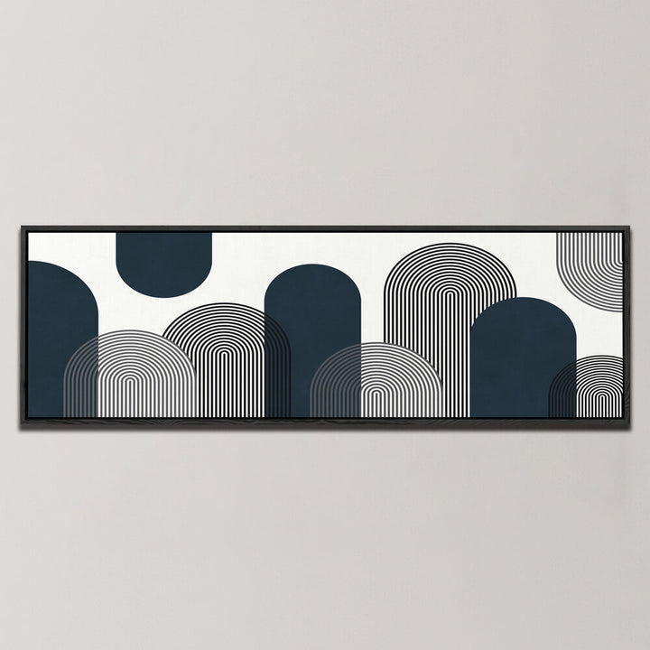 BLACK AND WHITE ARCHES AND STRIPES