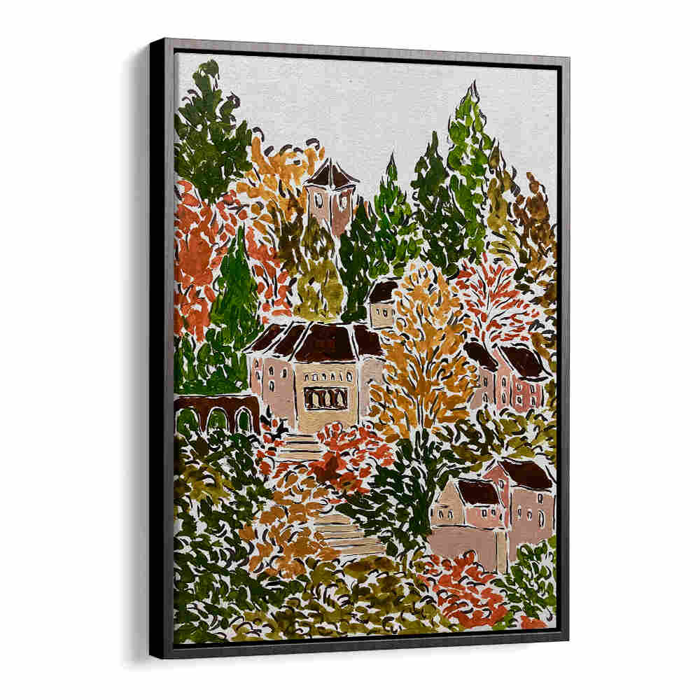AUTUMN IN BAVARIA , FLORAL FLOWER PAINTINGS