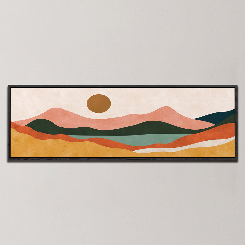 LANDSCAPE AND SUNSET V , PANORAMIC ART