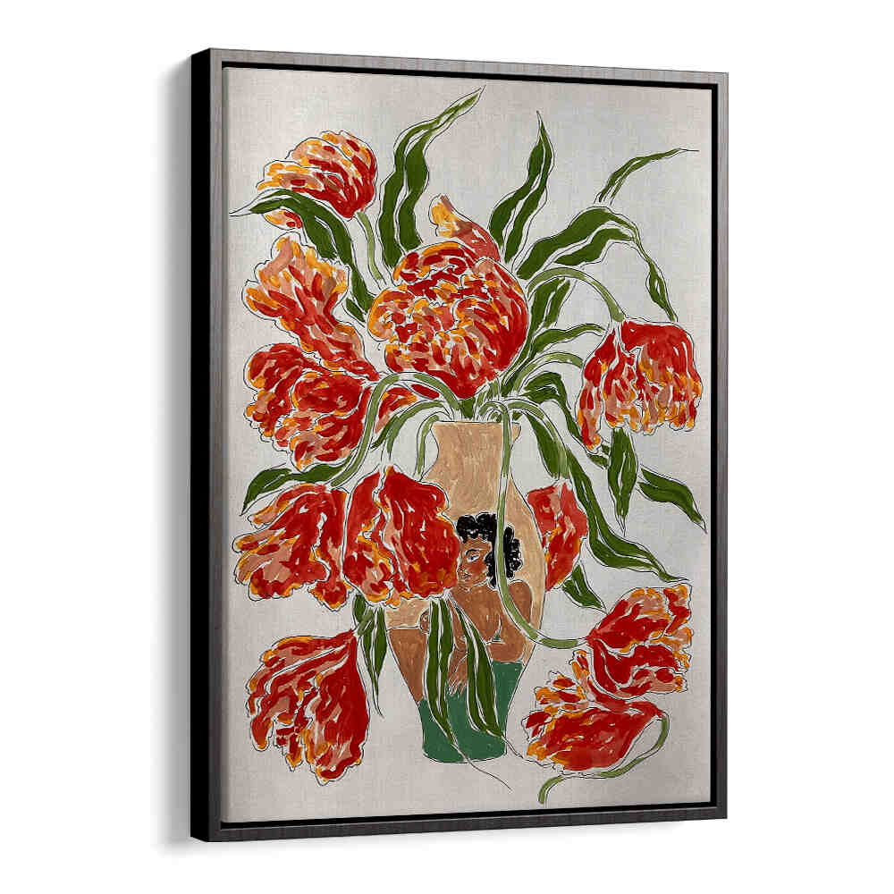 THE AFTERMATH , FLORAL FLOWER PAINTINGS