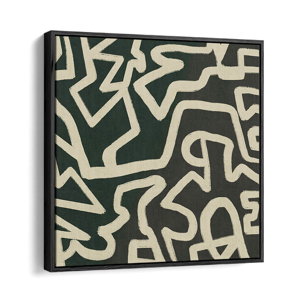ABSTRACT LINE ART MAZE PATTERN , ABSTRACT PAINTINGS