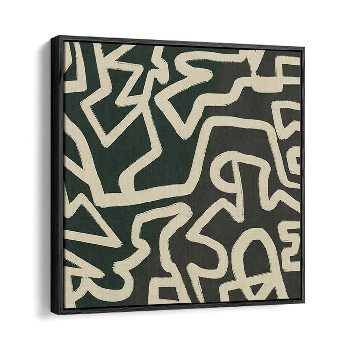 ABSTRACT LINE ART MAZE PATTERN , ABSTRACT PAINTINGS
