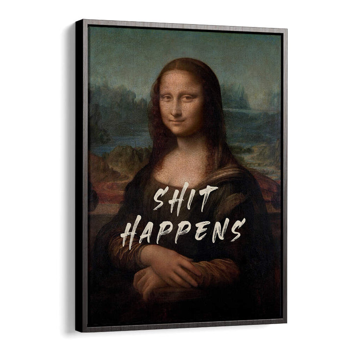 SHIT HAPPENS , ALTERED ART PRINTS