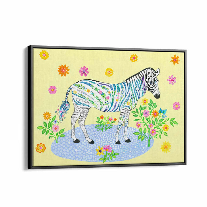 ZEBRA YELLOW , KIDS ROOM PAINTINGS