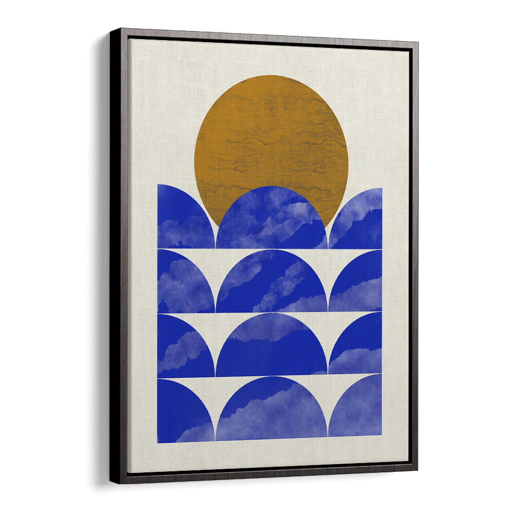 GEOMETRICAL SUNSET COMPOSITION , GEOMETRIC ART PRINTS