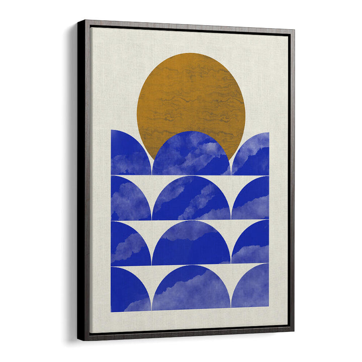 GEOMETRICAL SUNSET COMPOSITION , GEOMETRIC ART PRINTS