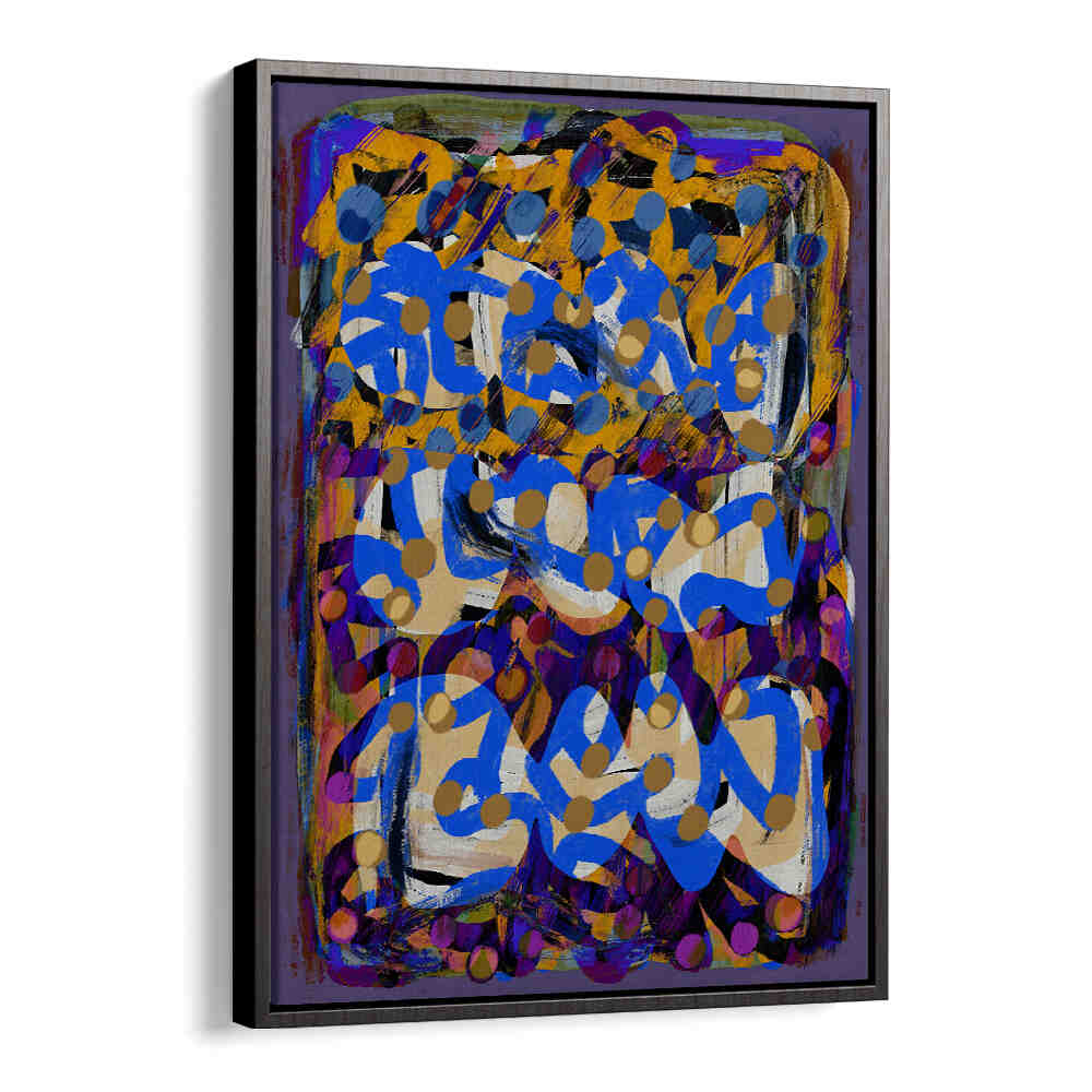 LINE ART PURPLE SUBSTRACT , ABSTRACT PAINTINGS