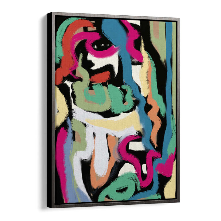 BOLD COLORFUL BRUSHSTROKES , ABSTRACT PAINTINGS