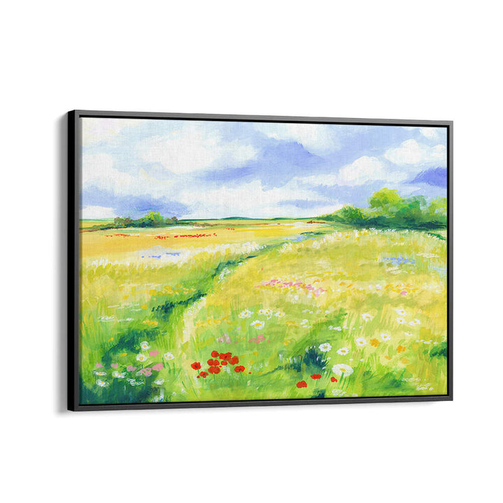 WILDFLOWER MEADOW , LANDSCAPE PAINTINGS