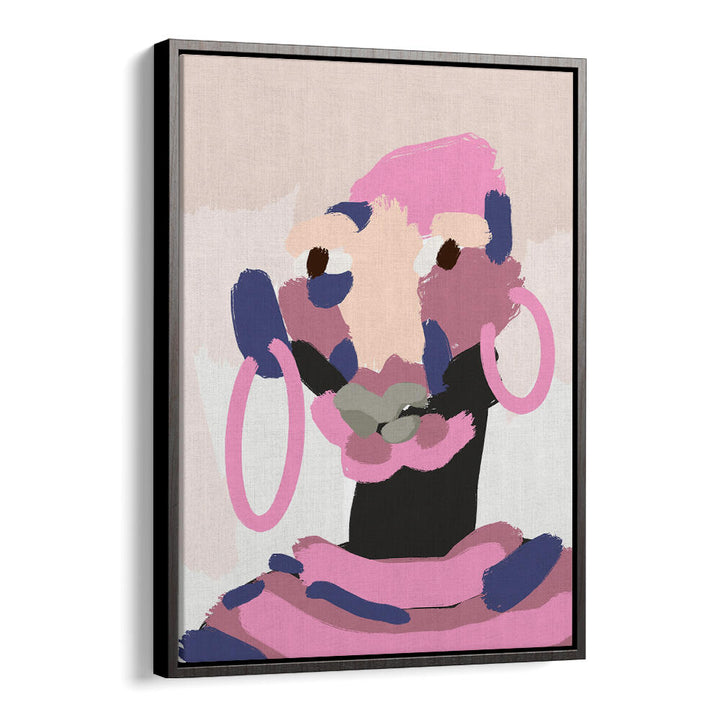 ABSTRACT PINK ELEGANCE , PORTRAITS & FIGURATIVE ILLUSTRATIONS