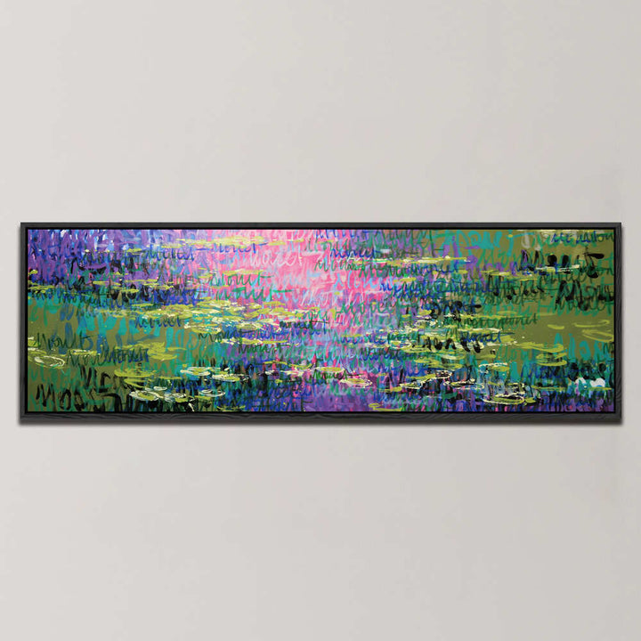 WHISPERING LILIES , PANORAMIC ART
