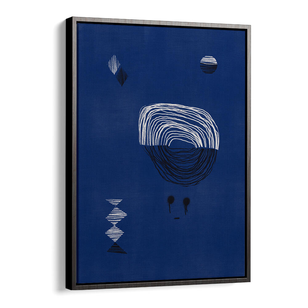 BLUE LINE SKETCH , ABSTRACT PAINTINGS