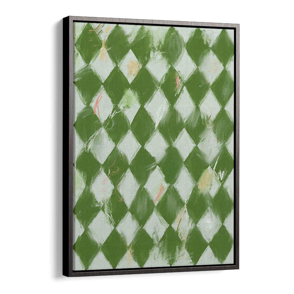 VERDANT DIAMONDS , GEOMETRIC ART PRINTS