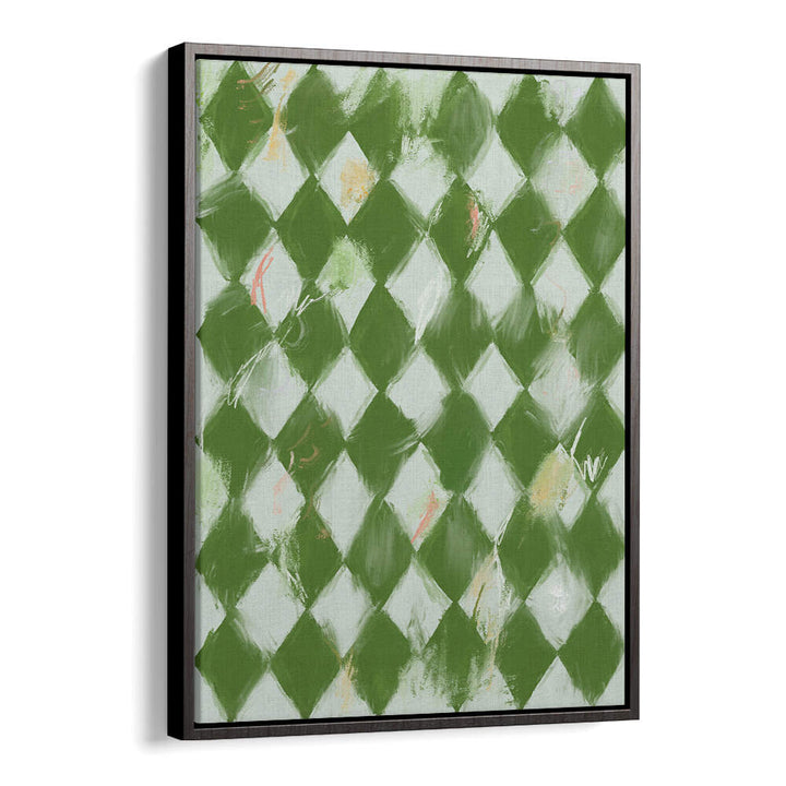 VERDANT DIAMONDS , GEOMETRIC ART PRINTS