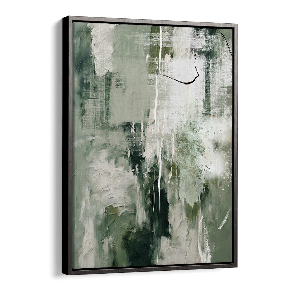 CANVAS GREENS III , ABSTRACT PAINTINGS