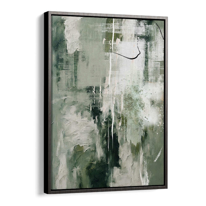CANVAS GREENS III , ABSTRACT PAINTINGS