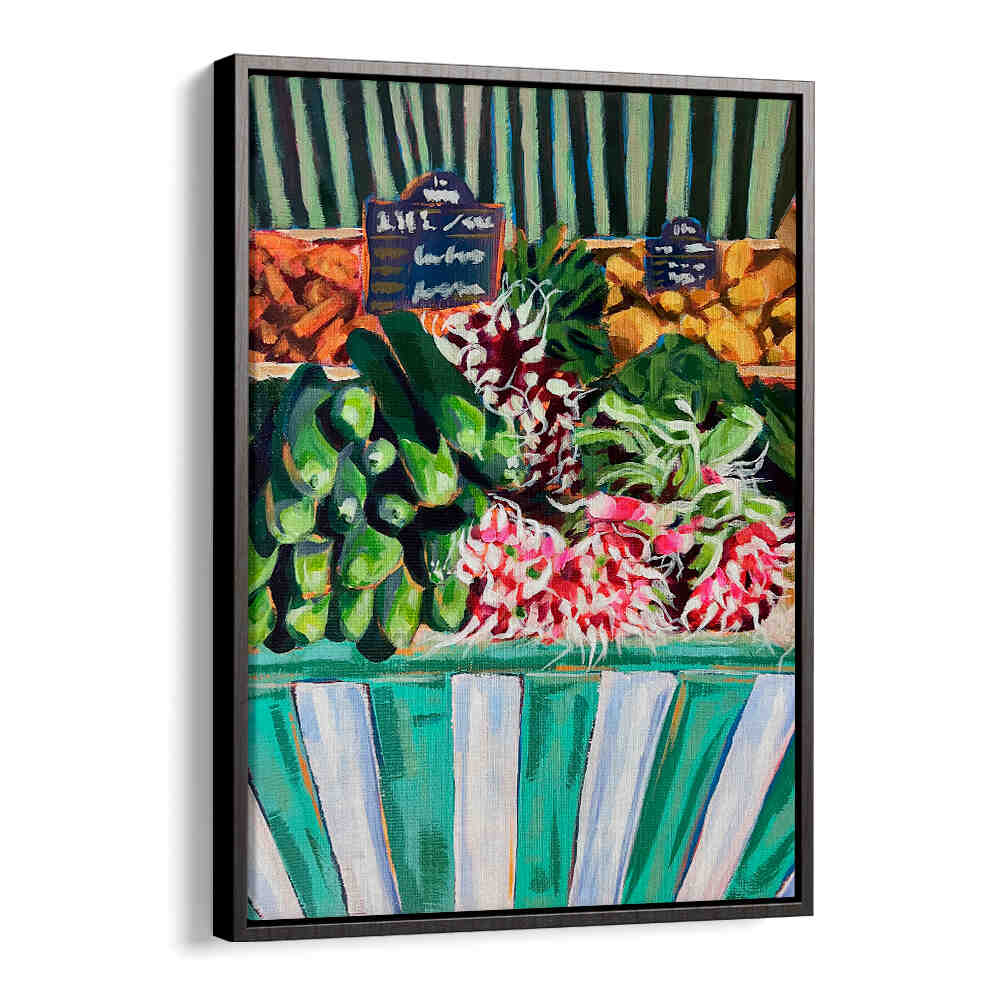 RAVISHING RADISHES , KITCHEN POSTERS framed market-style radish illustration for farmhouse kitchen decor