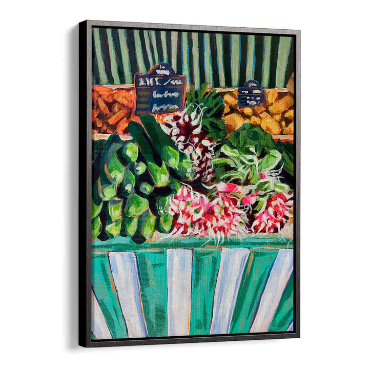 RAVISHING RADISHES , KITCHEN POSTERS framed market-style radish illustration for farmhouse kitchen decor