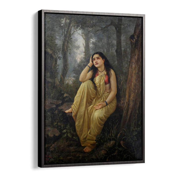 DAMAYANTI_VANAVASA , INDIAN ART PAINTINGS