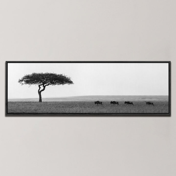MARCHING PEACEFULLY , PANORAMIC ART