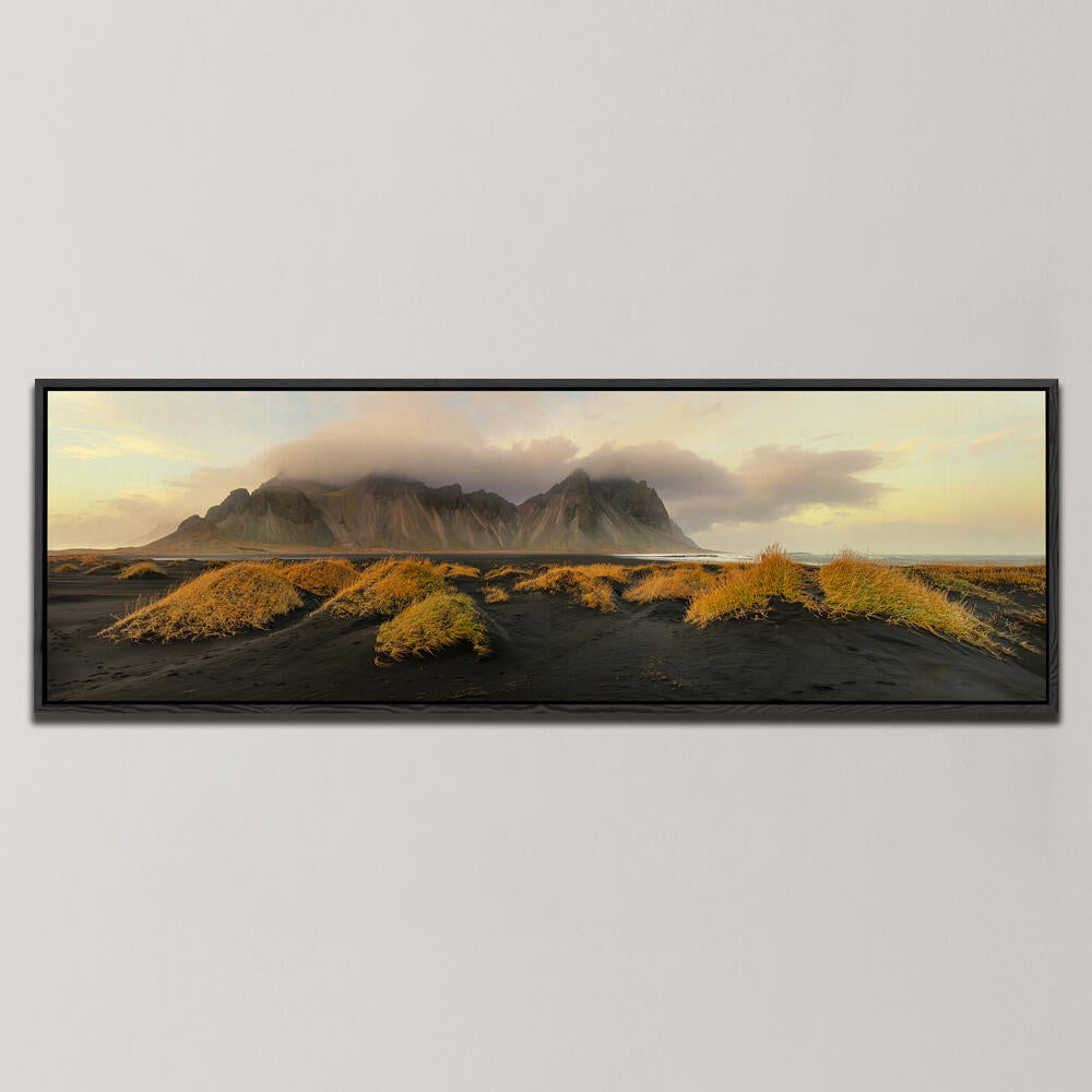 VESTRAHORN, ICELAND , PANORAMIC ART