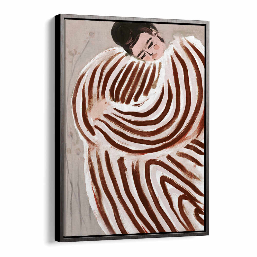 STRIPED EMBRACE , PORTRAITS & FIGURATIVE ILLUSTRATIONS
