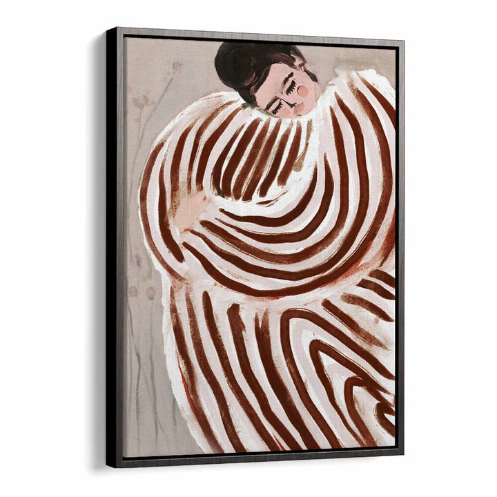 STRIPED EMBRACE , PORTRAITS & FIGURATIVE ILLUSTRATIONS