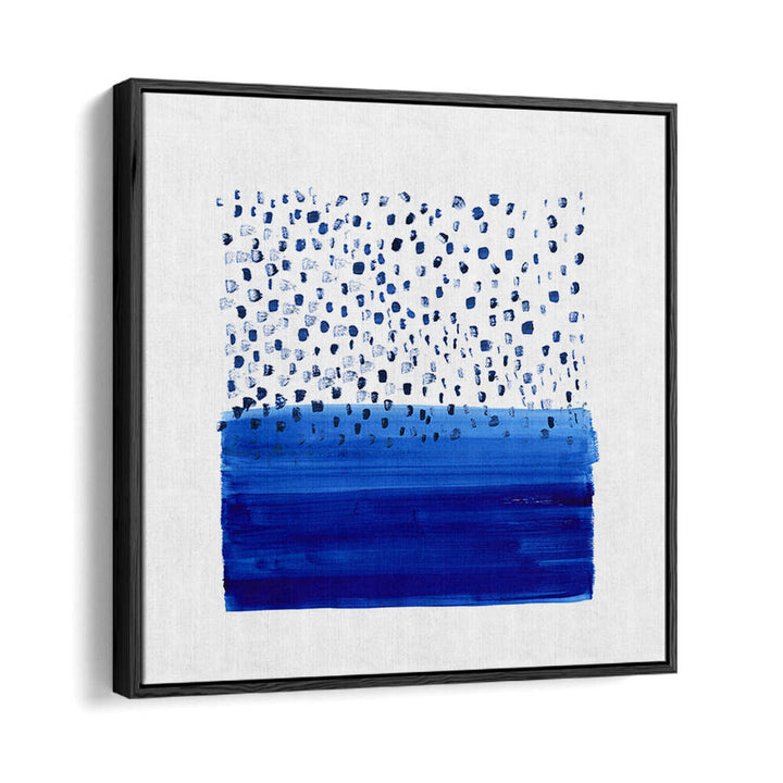 Vibrant abstract painting "UNDER THE BLUE RAIN IS SEA" enhances any space with its dynamic brush strokes and colors.