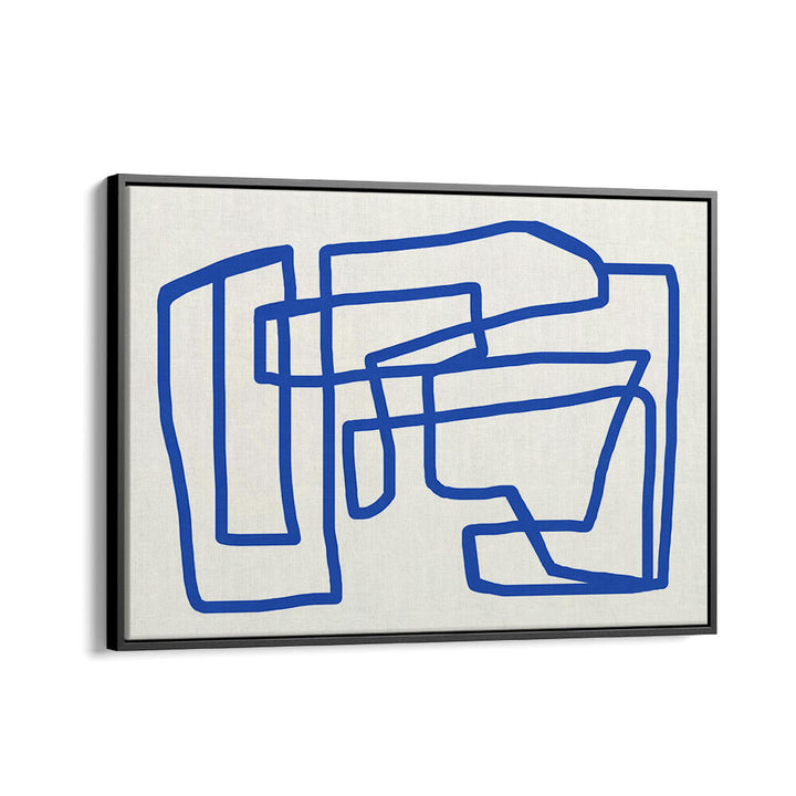 LINE ART IN COBALT BLUE