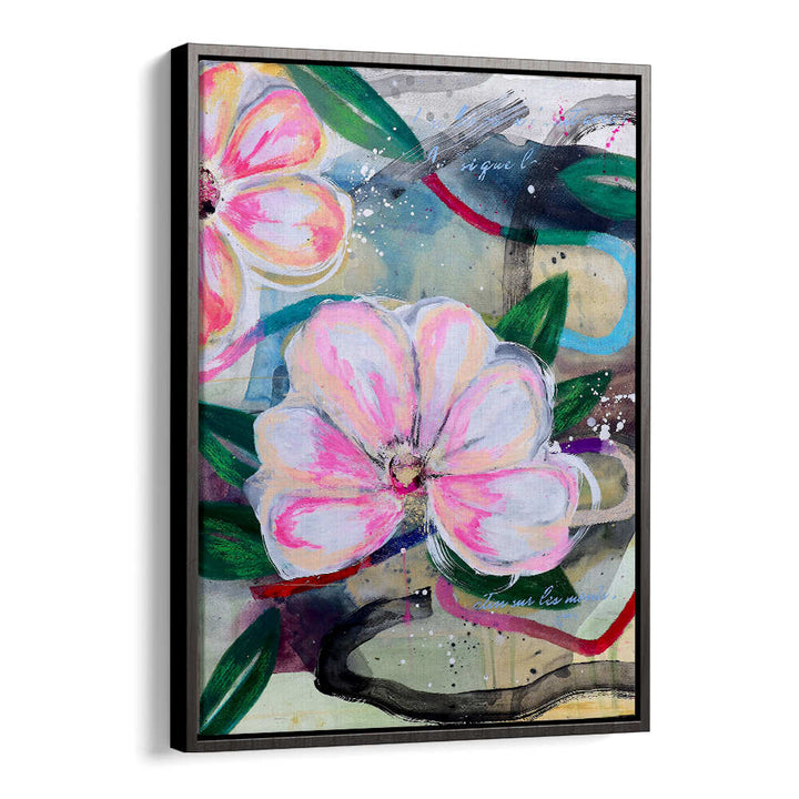 ART ON PAPER , FLORAL FLOWER PAINTINGS