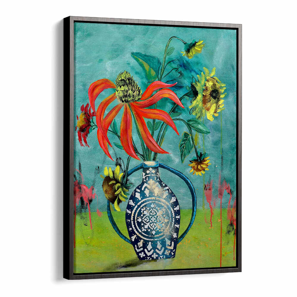 ARTWORK III , FLORAL FLOWER PAINTINGS