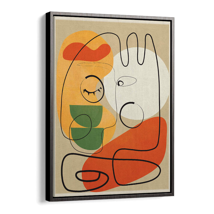 VERY ABSTRACT COLORFUL PORTRAIT