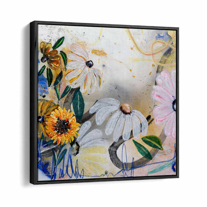 FLORAL ART V , FLORAL FLOWER PAINTINGS