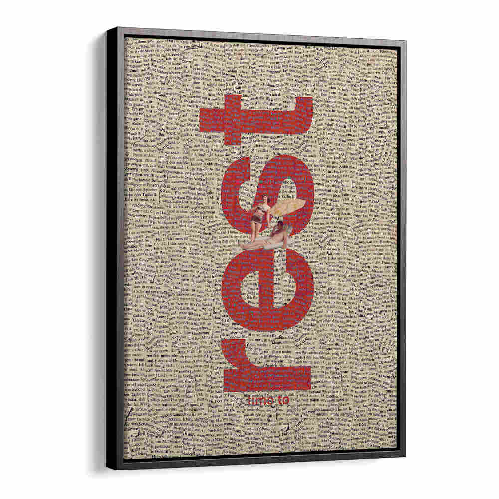 TIME TO REST, QUOTES poster featuring bold typography, perfect for inspiring relaxation in any space.