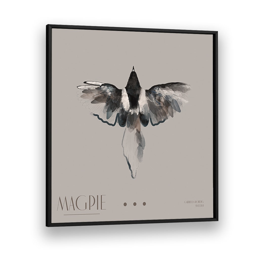 Egyptian painting - MAGPIE BY GABRIELLA ROBERG by Asianmonk