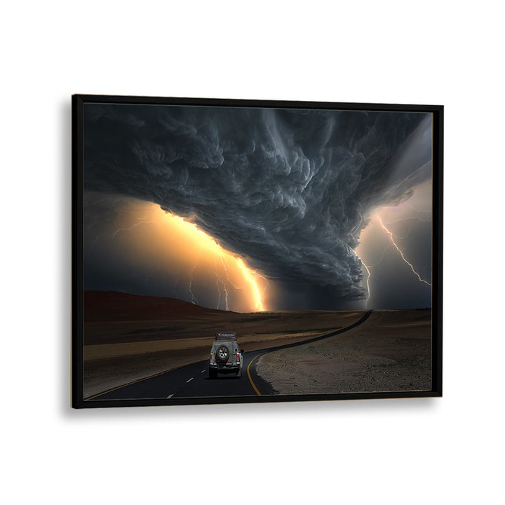 ABSTRACT painting - STORM ROAD by Asianmonk