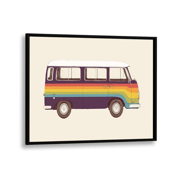 VAN RAINBOW BY FLORENT BODART, AUTOMOTIVE ART PRINTS