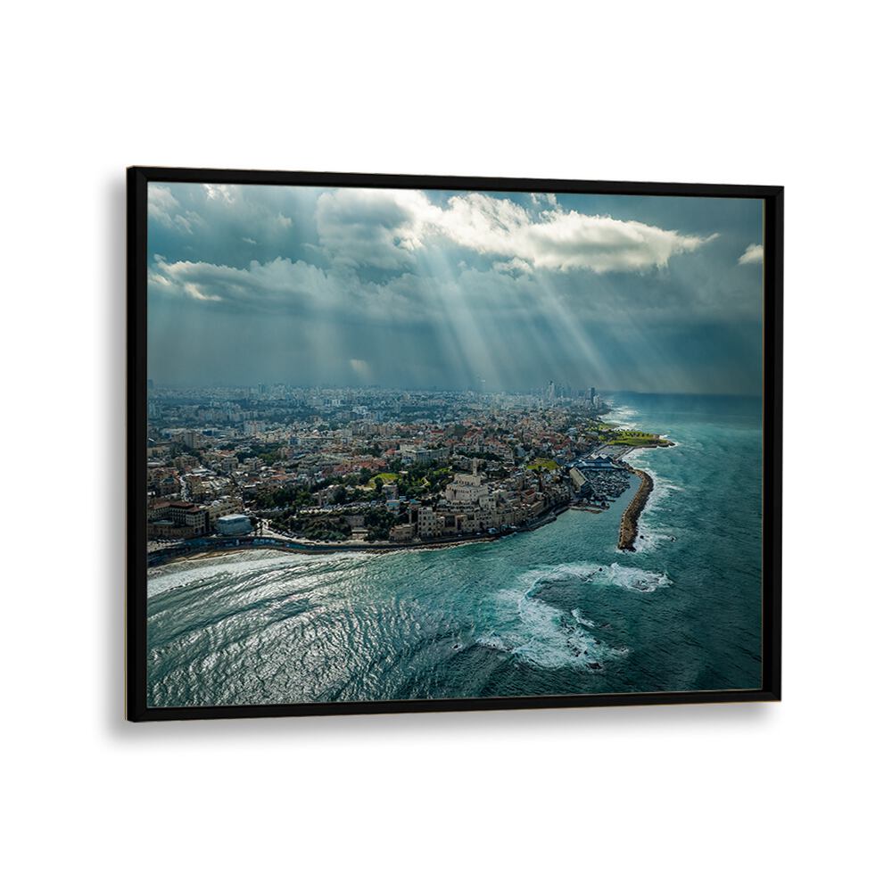 PHOTOGRAPHY painting - JAFFA PORT AERIAL VIEW BY IDO MEIROVICH by Asianmonk