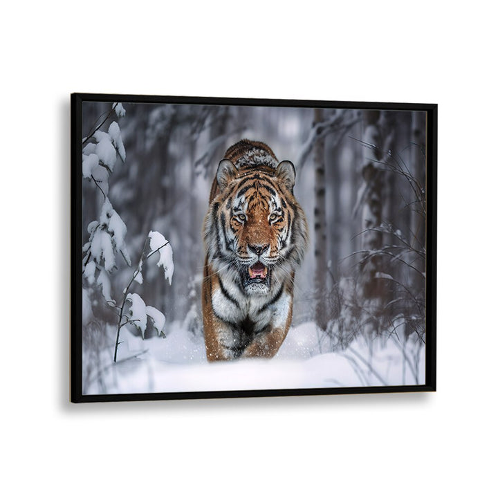 ABSTRACT painting - SNOW TIGER by Asianmonk