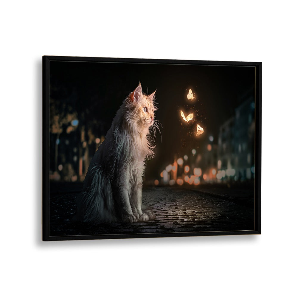 ABSTRACT painting - MAGIC CAT by Asianmonk