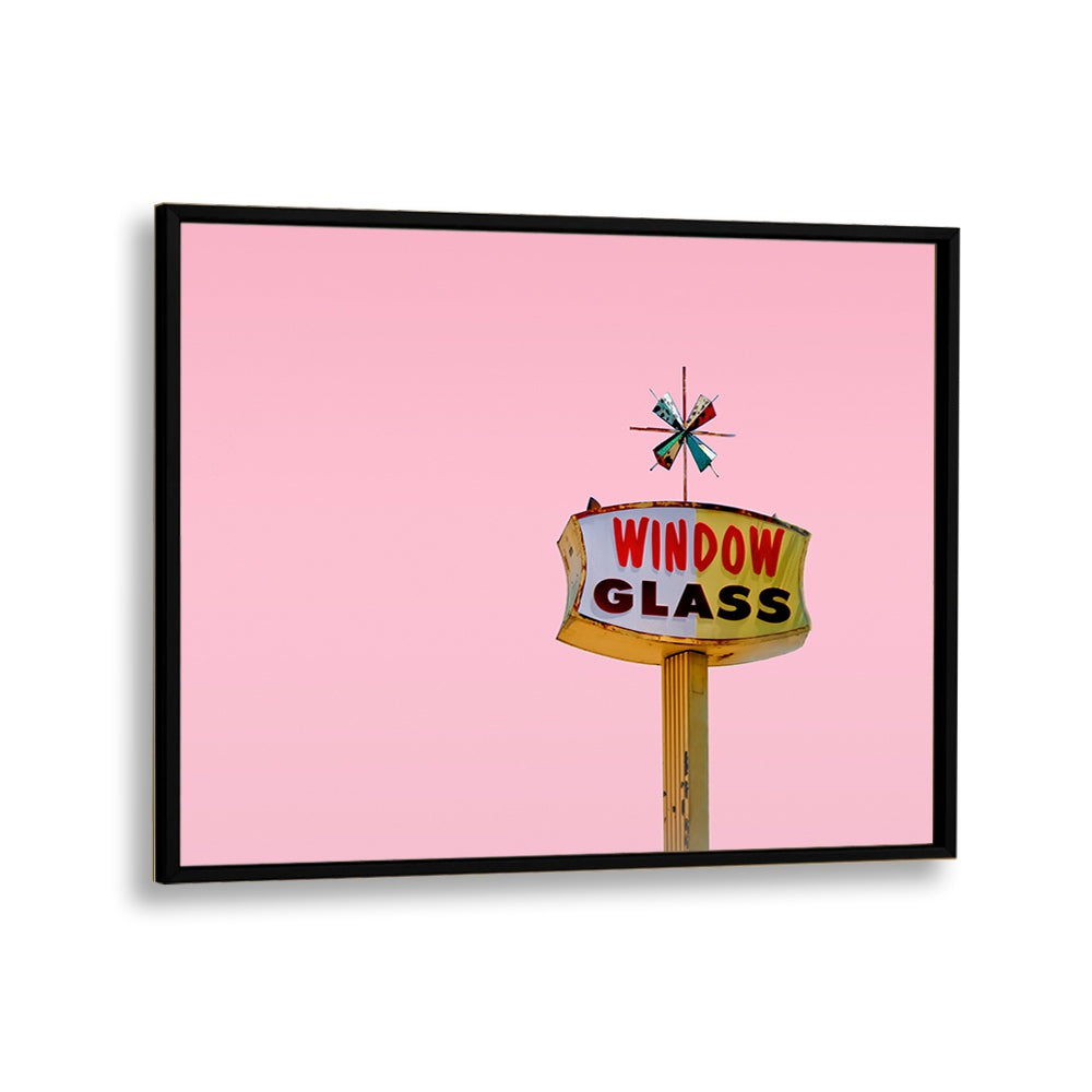 ABSTRACT painting - ATOMIC PINK STARBURST VINTAGE SIGN by Asianmonk