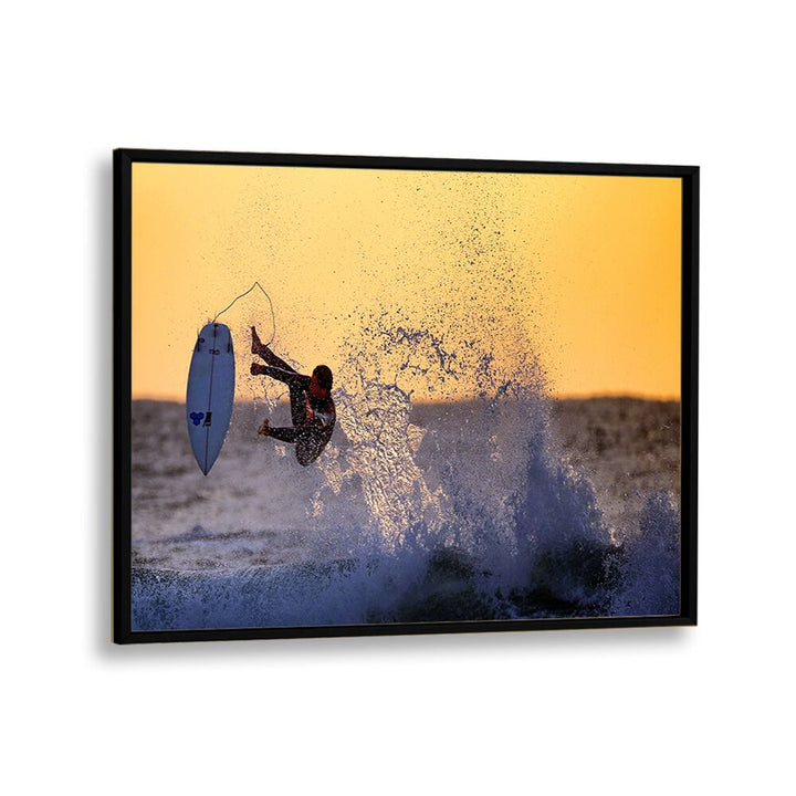 ABSTRACT painting - SUNSET SURFER I by Asianmonk